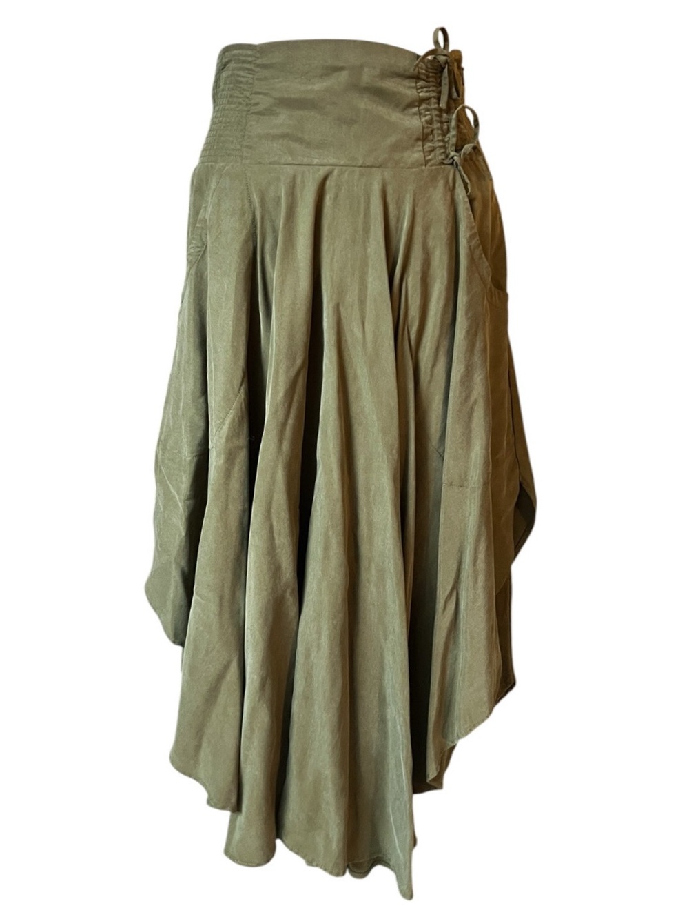 Free People Free Falling Military Green Midi Skirt - Picture 2 of 16